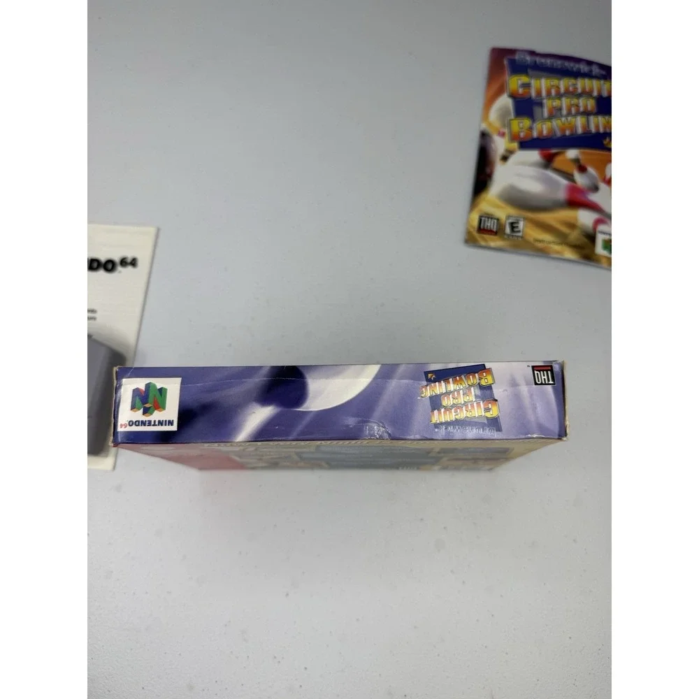 Brunswick Circuit Pro Bowling (Nintendo 64, 1999)  N64 CIB Complete Box Manual